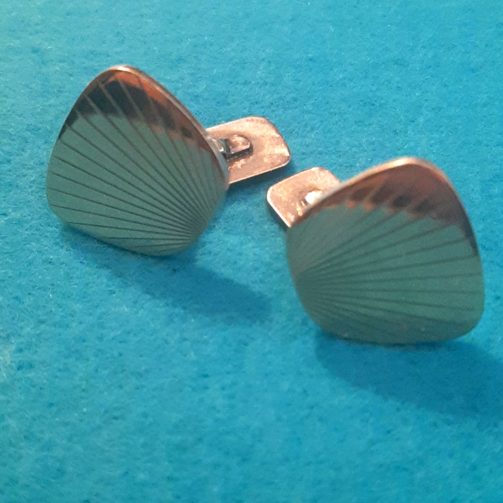 1950s FS 835 silver & gold German Cufflinks